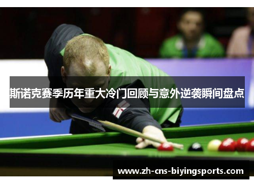 斯诺克赛季历年重大冷门回顾与意外逆袭瞬间盘点